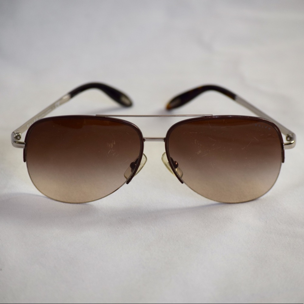 {Ralph Lauren} Polarized Aviator Sunglasses